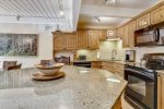 Beautiful kitchen with granite countertops 